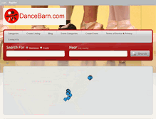 Tablet Screenshot of dancebarn.com